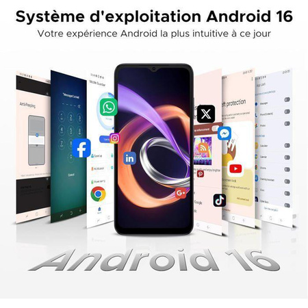 OUKITEL C66 Smartphone Gold mit 512 GB Speicher, 24 GB RAM, 6,73 Zoll 120Hz Display, 5000mAh Akku, Android, 64MP Kamera, 4G LTE, NFC und GPS