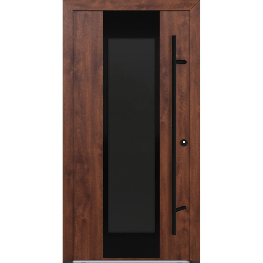 FM Türen Innenbeschläge Set AS68 Modell 28 in Nussbaum Braun, Rechts, B: 110 cm, H: 210 cm - Bild 2
