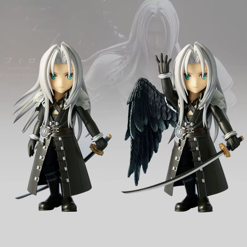 Enix Sephiroth Q Version Anime Porträt Modell, Einzelfigur, 13 cm - Bild 2