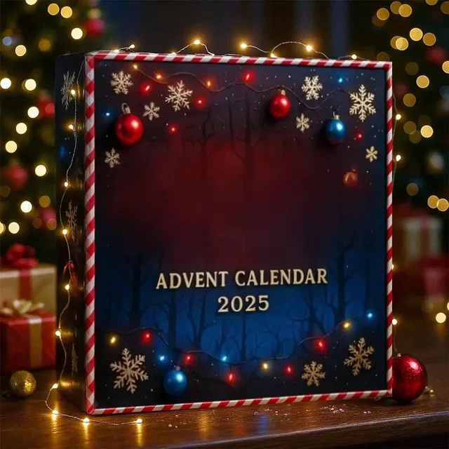 MINISO Stranger Weihnachtsset mit 2D-Acrylornament und Sammler-Adventskalender, mehrfarbig - Bild 1