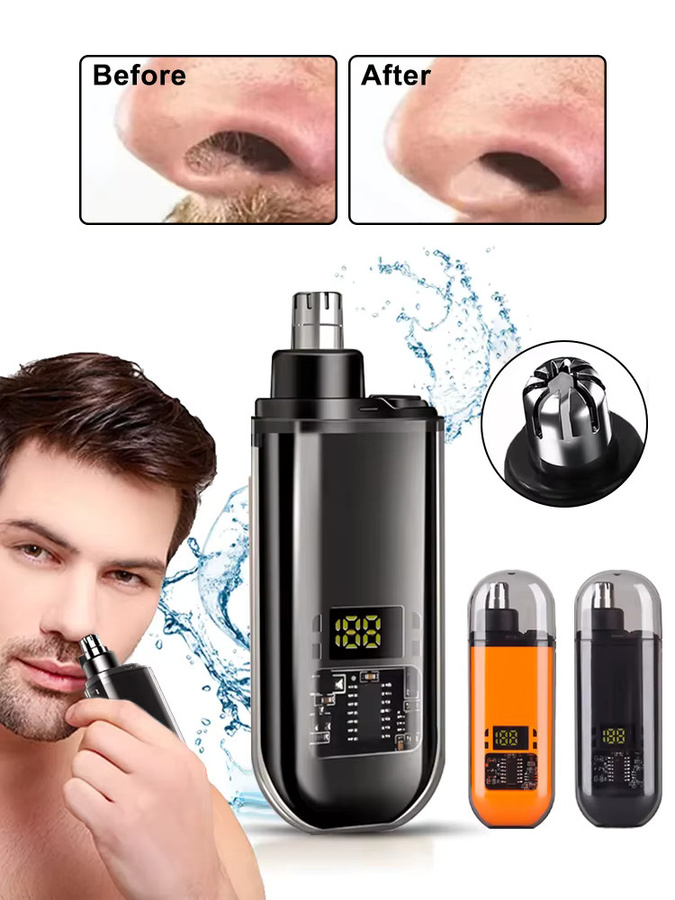 cooskr Elektrischer Nasen- und Haartrimmer für Herren, USB aufladbar - Bild 7