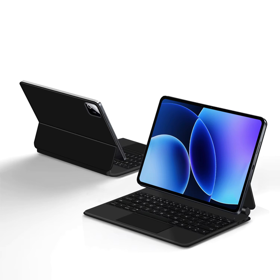 Beleuchtete Smart Keyboard Hülle für Xiaomi Pad 8 und Pad 7 Pro, 11,2 Zoll, Schwarz - Bild 3