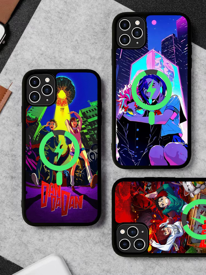 MagSafe Magnetische Handyhülle Anime D-Dandadan für iPhone 17 16 Pro Max 15 Plus 14 13 12 11 in Multicolour - Bild 6