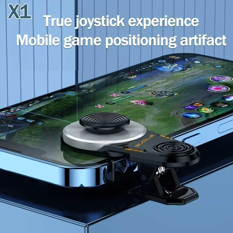 X1 Tragbarer Externer Joystick Game Controller für iPhone und Android in Schwarz für Action und Shooter Spiele - Bild 2