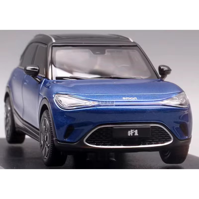 Welly Smart 1 SUV New Energy, Modellauto, Maßstab 1:43, Blau, Metall - Bild 2