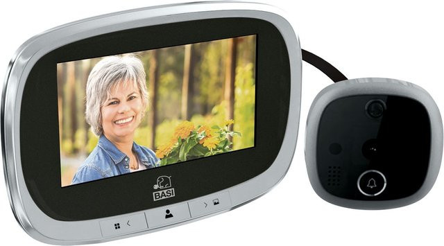 BASI Digitaler Türspion TS 810 in Silber und Grau aus Kunststoff - Bild 1