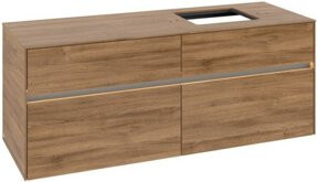 V&B Waschtischunterschrank Collaro mit LED 10W, Breite: 140 cm, Tiefe: 54,8 cm, Höhe: 50 cm - Bild 1