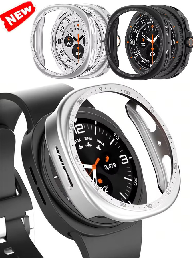 EIMO Stoßstangenschale für Samsung Galaxy Watch 8, Schwarz, Keramik - Bild 6
