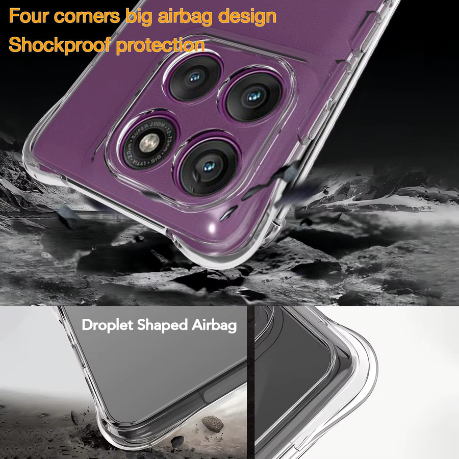 Transparente stoßfeste TPU-Handyhülle für Motorola Moto Edge 60, Moto Edge 60 Pro, Moto Edge 60 Fusion und Moto Edge 50 - Bild 3