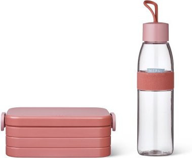 Mepal Promoset Lunchset unterwegs in Vivid Mauve mit Lunchbox und Trinkflasche - Bild 1