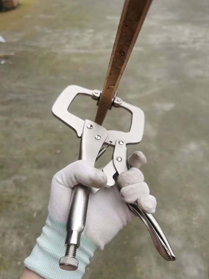 MacWork C-Camp-Gripzange mit Drehgelenken in Silber, 11 Zoll (27,94 cm) - Bild 5