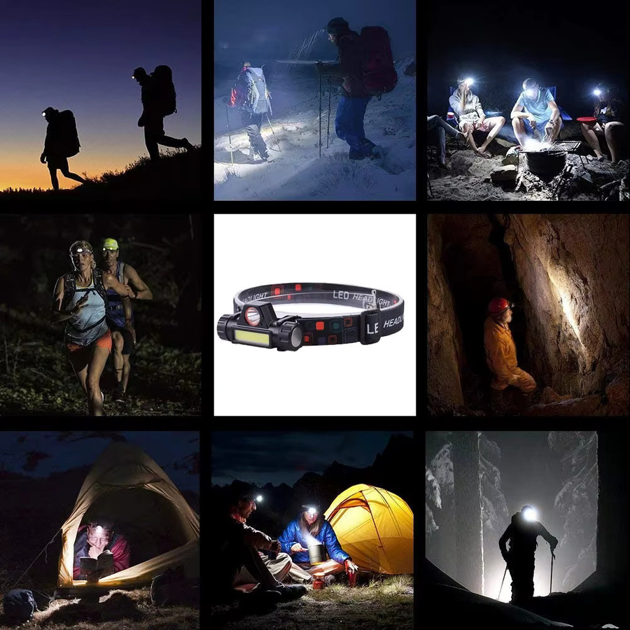 Heinast LED COB Scheinwerfer, tragbare wiederaufladbare Arbeitslampe mit Magnetfunktion, wasserdicht, Schwarz - Bild 4