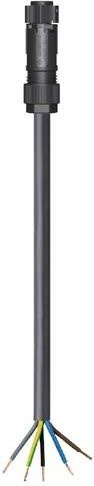 Wieland Electric 46.453.1033.1 Anschlussleitung in Schwarz - Bild 1
