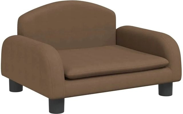 vidaXL Kindersofa in Braun aus Stoff mit B/T/H: 50 x 40 x 30 cm - Bild 1