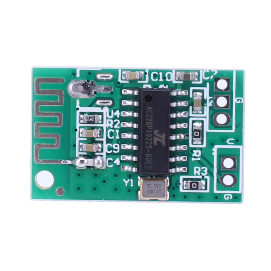 HW-104 A-6928 Bluetooth 5.0 Audio Verstärker Modul mit 3W Leistung, 3,3-5V, Grün - Bild 2