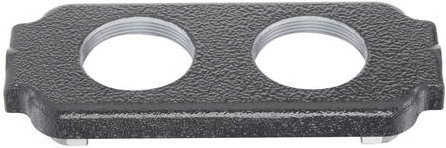 HARTING Montagedeckel 19400169905 in Schwarz - Bild 1