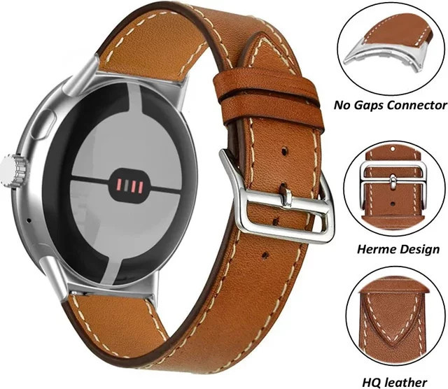CAOWTAN Uhrenarmband Leder, Unisex - Bild 1