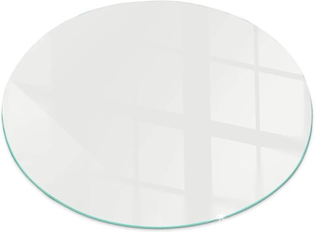 Tulup Glasbodenplatte für Kaminöfen, rund, Grau, Durchmesser: 70 cm - Bild 1