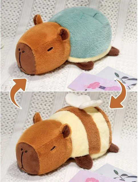 Kidsly Verwandlungs-Capybara-Plüschtier, Ausgestopfte Puppe, ab 14 Jahren - Bild 1