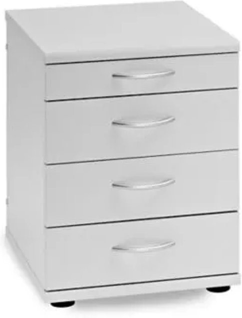 PROREGAL Standcontainer Lion mit 4 Schubladen in Lichtgrau, H x B x T: 54 x 42 x 50 cm - Bild 1