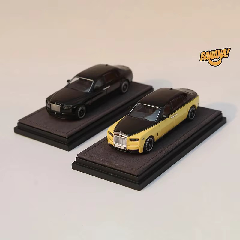 MASSDI Phantom EWB Simulationsauto-Modell, 1:64 Maßstab, Metall, Schwarz - Bild 2