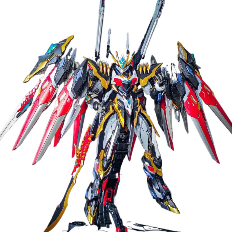 Neuer Motor Nuclear Ganjiang Mecha Bausatz mit Legierungsskelett in Weiß als bewegliche Actionfigur und Desktop-Dekoration - Bild 3