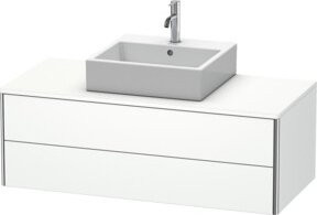 Duravit Waschtischunterschrank XSquare wandhängend in Weiss mit 2 Schubladen, Breite: 120 cm, Tiefe: 54,8 cm, Höhe: 40 cm - Bild 1