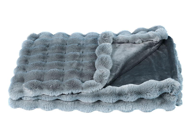 STAR HOME Webpelzdecke Cosy als kuschelige Felldecke in Anthrazit, B/B: 150 x 200 cm - Bild 1