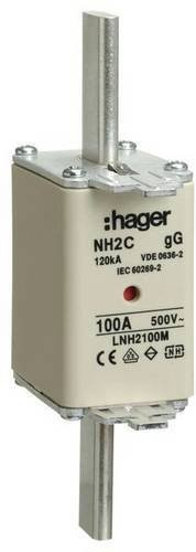 Hager NH-Sicherung LNH2100M 100A, 3 Stück, Weiß - Bild 1