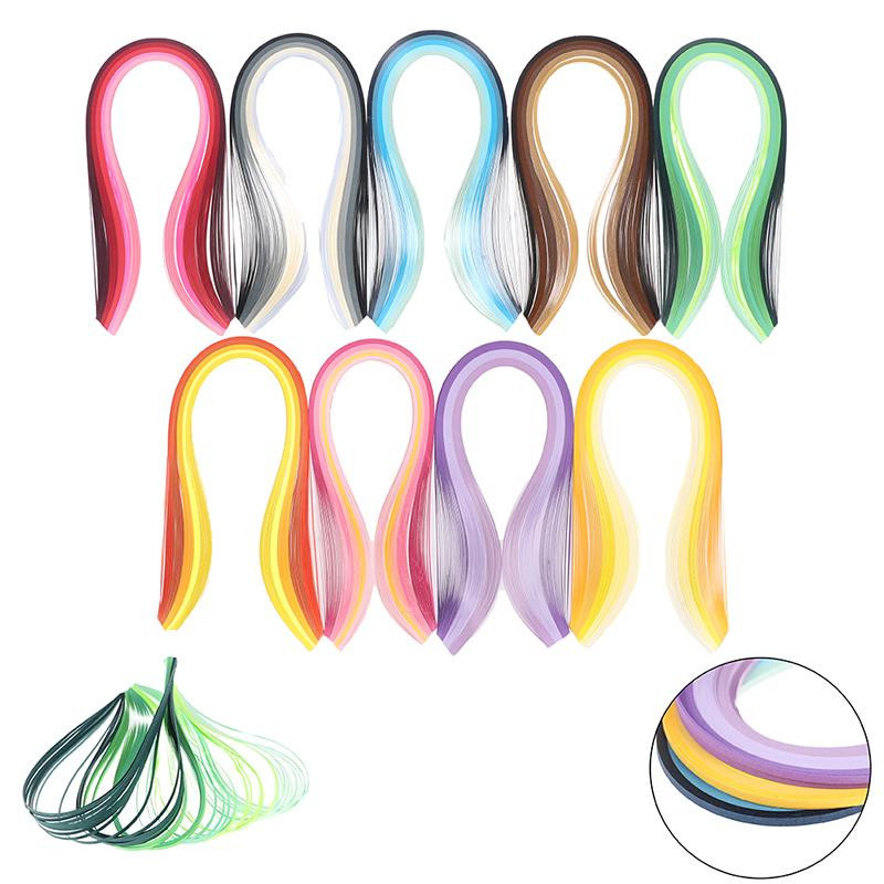Fourr Papierquilling-Streifen Set in Grau, 100 Stück, Breite: 0,3 cm, Länge: 39 cm zum Basteln und für DIY-Projekte - Bild 2