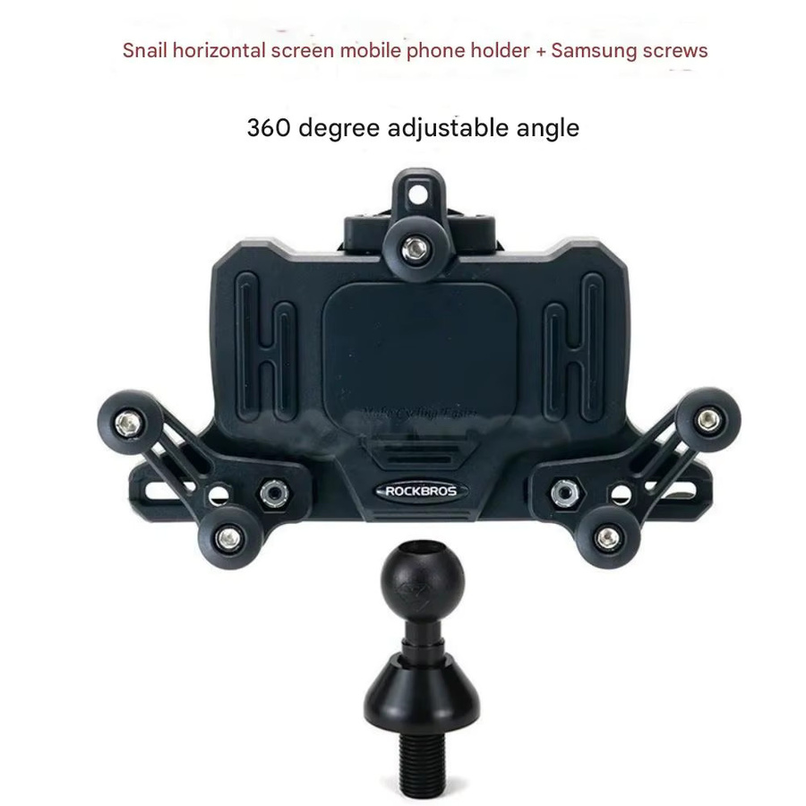 Stoßfeste Handyhalterung für Samsung Navigationshalterung in Schwarz für BENDA Napoleon Bob 250 - Bild 5