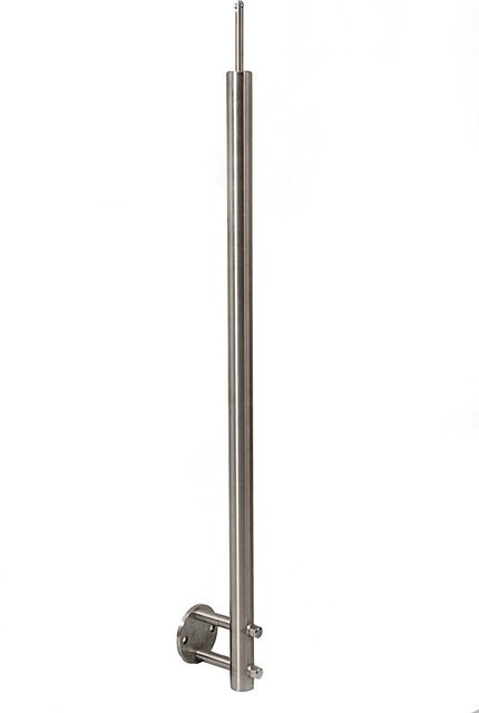 Dieda Handlaufstütze aus Edelstahl in Silber, rund, Durchmesser: 4 cm, Länge: 100 cm - Bild 1