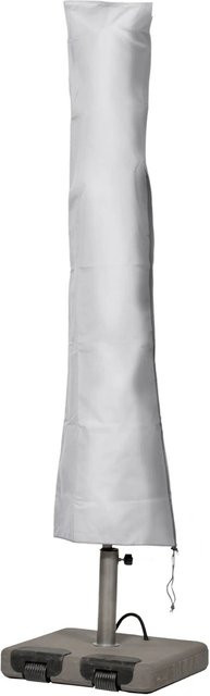 Mehr Garten Protect Schutzhülle für Sonnenschirme aus Polyester, Grau, Höhe: 220 cm, Tiefe: 30,55 cm - Bild 1