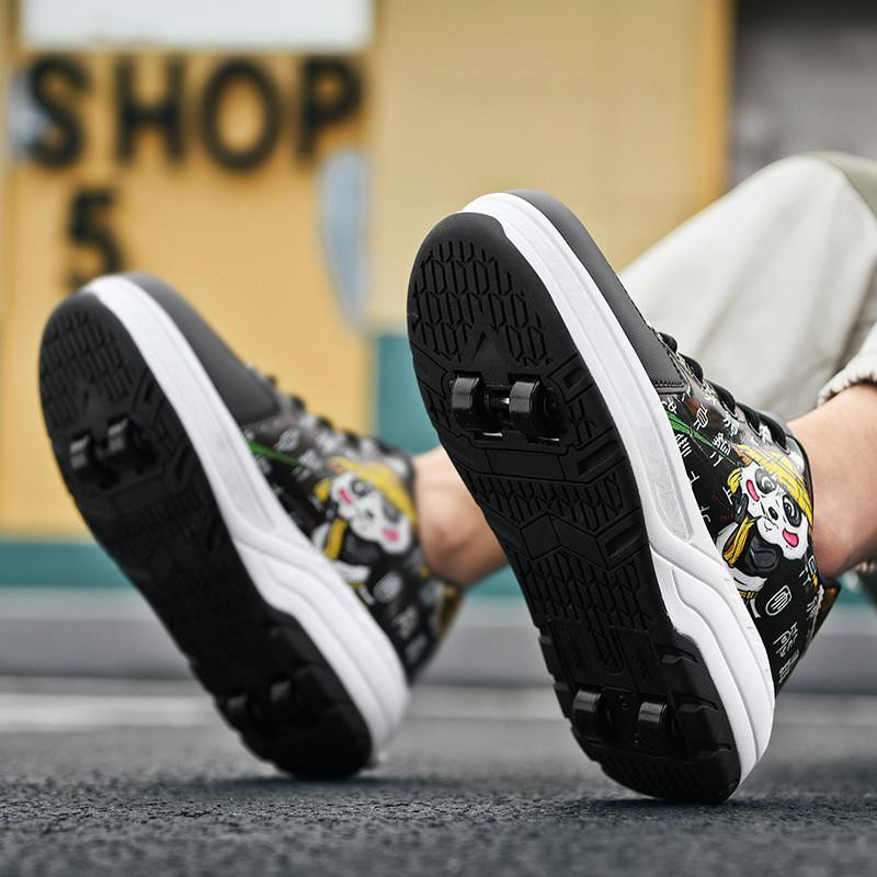 Flylo Unsichtbare Rollschuhe, Vierrad Rollschuhe, Größe 42 - Bild 2