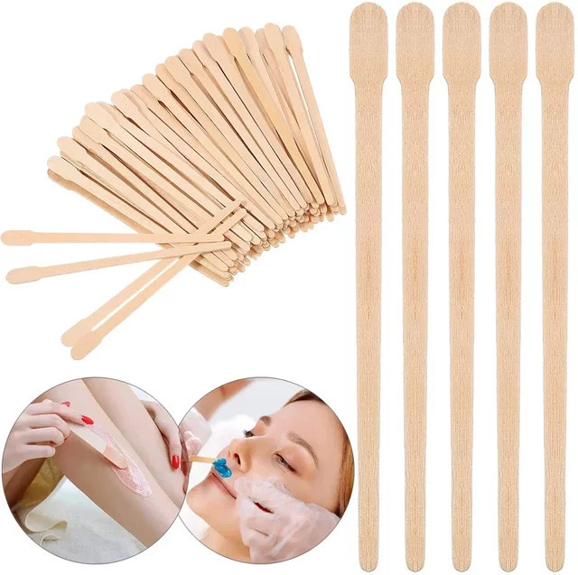 BOLUOYIN Waxing Spachtel Holz, 100 Stück, Gesicht, Unisex - Bild 1