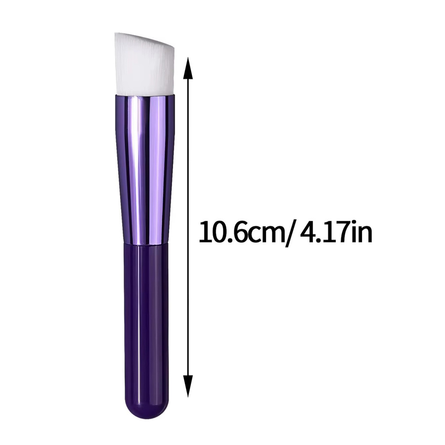 KOSSHOW Foundation-Concealer-Pinsel, 2 Stück, violett, synthetische Borsten - Bild 3