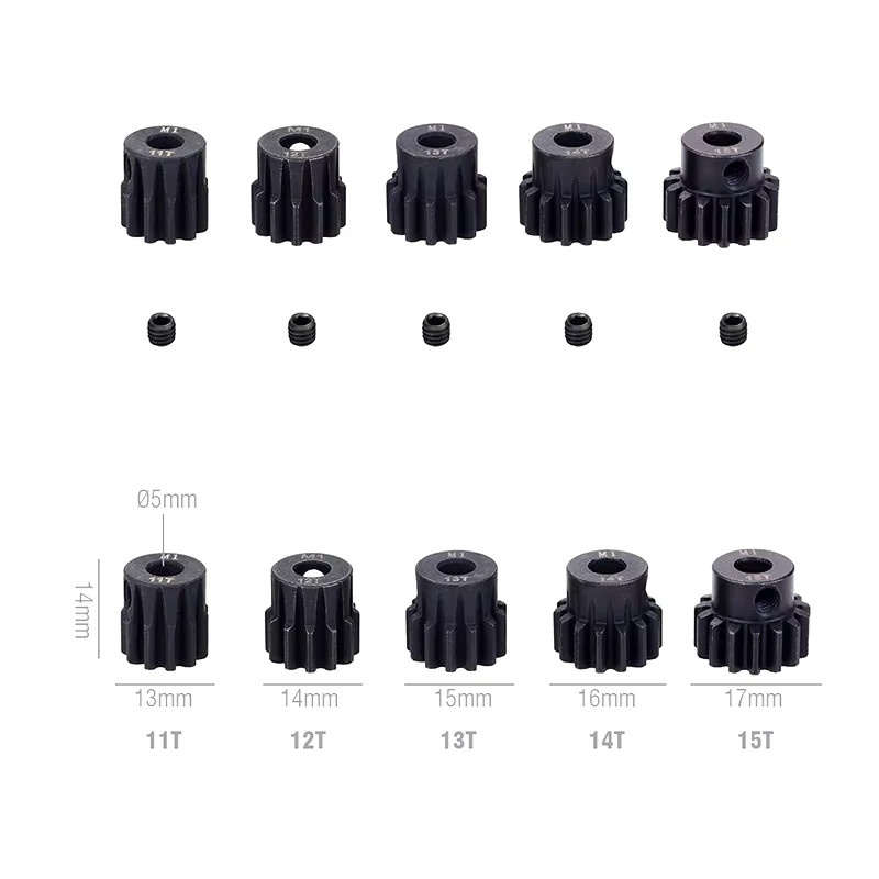 Madifier Ritzel Motor Getriebe, Metall, Schwarz, 1:10 - Bild 2