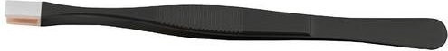 BERNSTEIN ESD Pinzette 61 aus Edelstahl in Schwarz, Länge: 145 mm - Bild 1