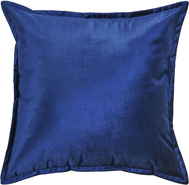 DONE Kissenhülle Glam in Blau aus Samt mit quadratischem Design - Bild 1