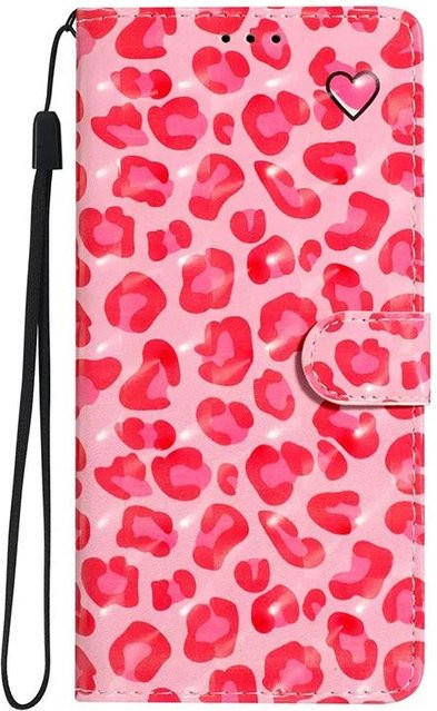 Biencaso Geldbörse Kartenhalter Klapphülle für Samsung Galaxy A-Serie und S22 Ultra in Pink - Bild 1