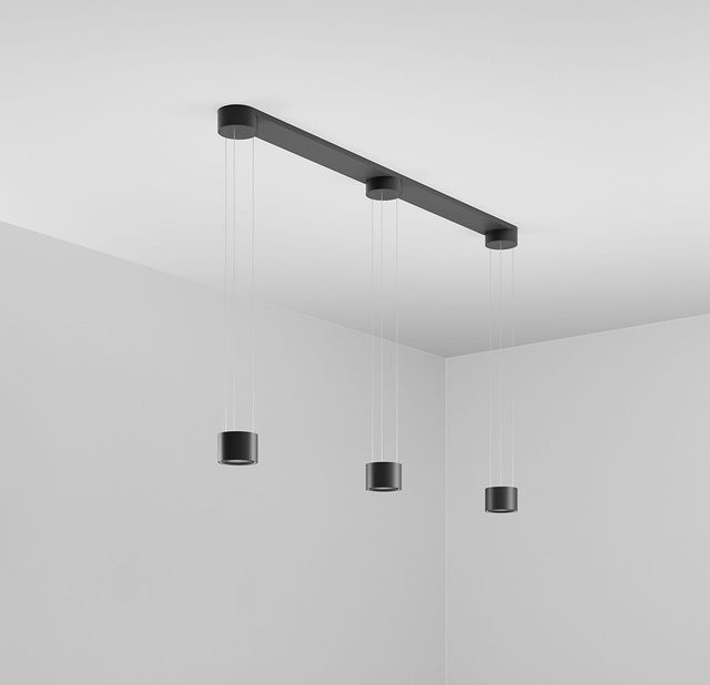 DLS Lighting Hanging Clippo CS III LED-Pendelleuchte in Schwarz, dimmbar, warmweiß (2700K) - Bild 1