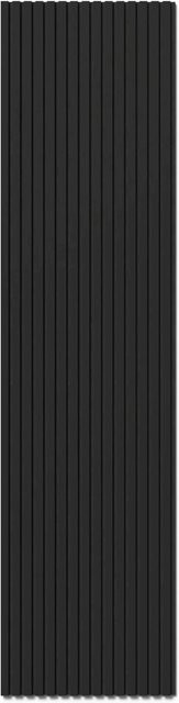 Denpanels Akustikpaneel Wandverkleidung in Schwarz mit Akustikfilz und MDF im nordischen Design - Bild 1