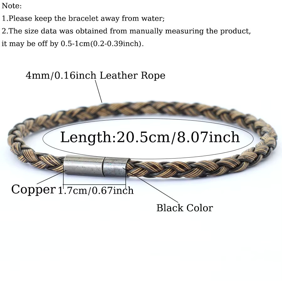Noter Armband, PU Leder, Schwarz, Herren - Bild 2