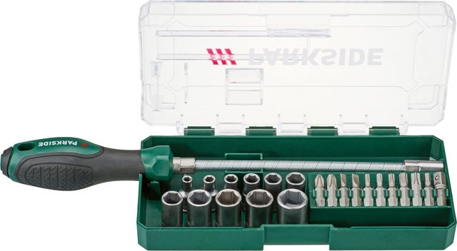 Parkside Ratschenschraubendreher-Set aus Stahl in Multicolour - Bild 1