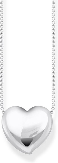 Thomas Sabo Halskette mit Herz-Anhänger, 925 Silber, Damen, 40-45 cm - Bild 1