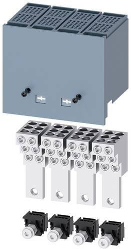 Siemens Rundleiteranschlussklemme 3VA9134-0JF60 grau - Bild 1