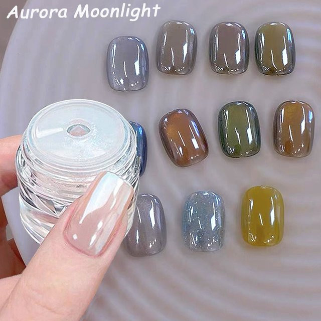 MingLee Aurora Chrom-Nagelpulver, Glänzend - Bild 1