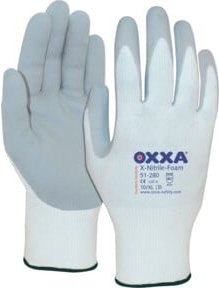 OXXA Handschuh X-Nitrile-Foam Nitril in Weiß/Grau, Größe 11 (XXL) - Bild 1