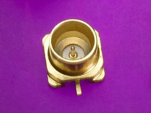 Molex SMP-Steckverbinder Stecker 50 Ohm in Gold - Bild 1