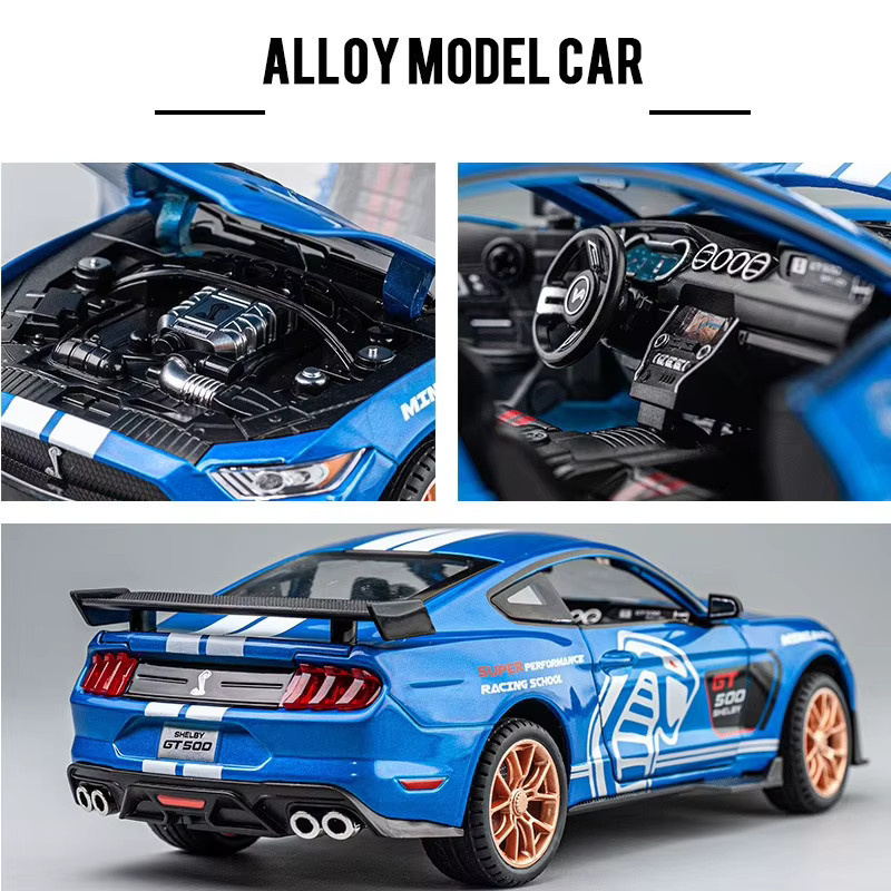 KaKBeir Viper GT Simulation, Modellauto, 1:24, Metall, Blau - Bild 3